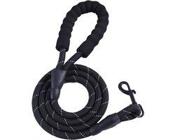 Hondenriem 150cm - 1.5 Meter - Extra Sterk - Zwart - Honden Riem