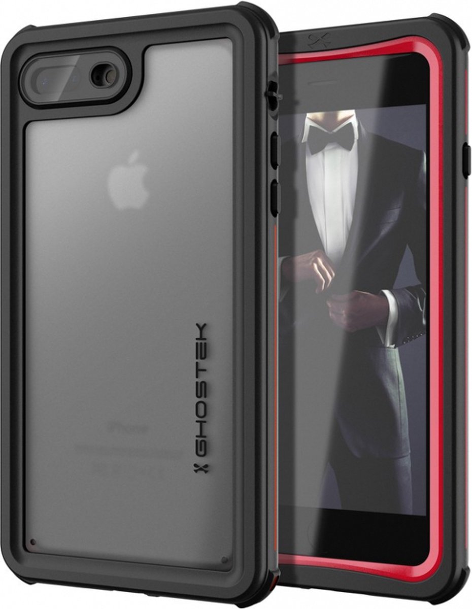 Apple iPhone 7 Plus Hoesje - Ghostek - Nautical Serie - Hard Kunststof Backcover - Zwart - Hoesje Geschikt Voor Apple iPhone 7 Plus