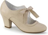 Escarpins Pin Up Couture -42 Chaussures- WIGGLE-32 US 12 Beige