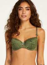 Hunkemöller Dames Lingerie Voorgevormde beugel bh Maya  - Groen - maat C70