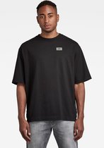 G-Star RAW T-shirt Side Tape Loose T Shirt D20390 C784 6438 13 Dk Black Mannen Maat - S