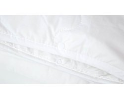 Snoozing Diamond Partnerdekbed - Tweepersoons - 200x200 cm - Wit