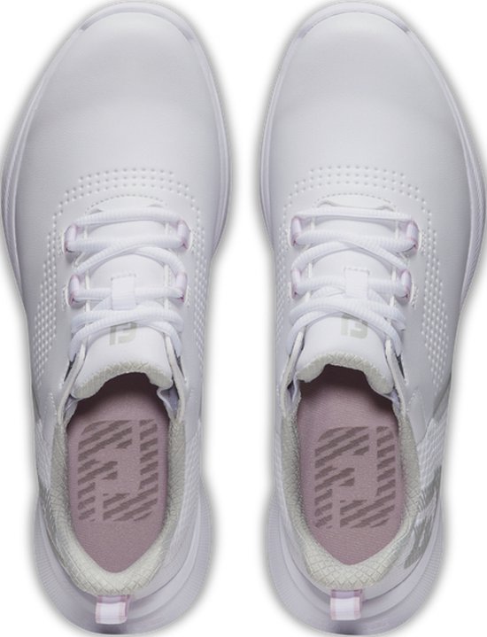 Chaussure de golf Footjoy Athletic Fuel sans crampons pour femmes White/  Pink - Taille: 38 | bol.