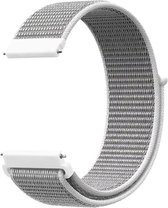 DrPhone SWB3 Universele 22mm Nylon Geweven Elastische Band met klittenband - Horlogeband – Armband – Grijs