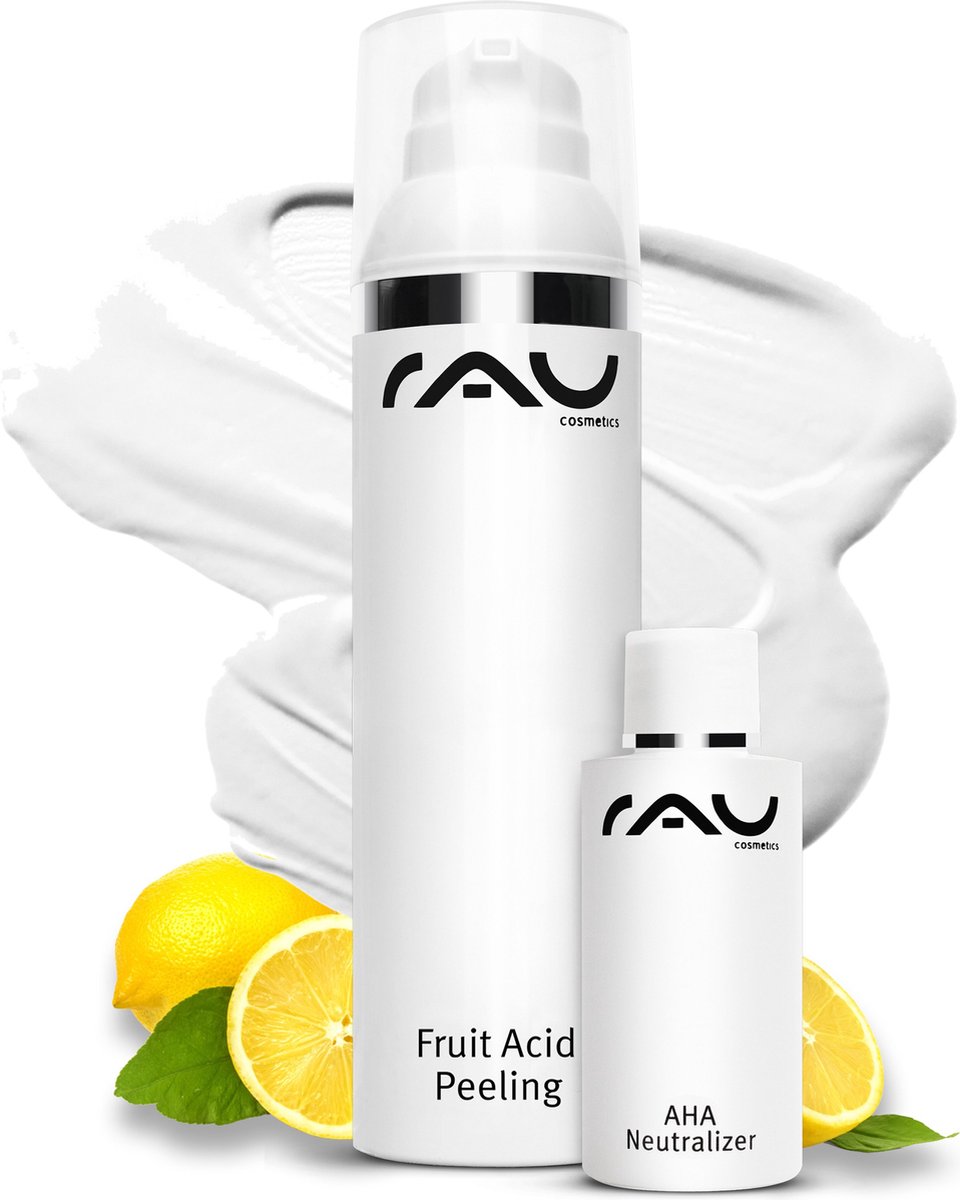 RAU Fruit Acid Peeling, 100 ml - fruitzuurpeeling - voor alle huidtypen - ook voor onzuivere huid en mee-eters