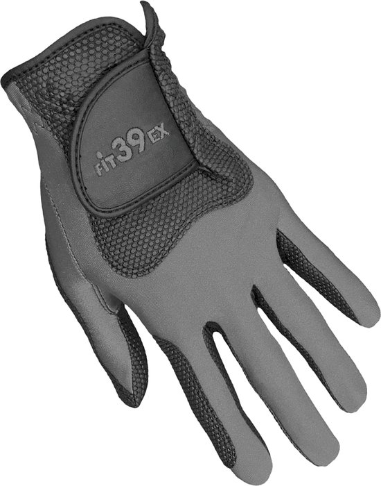 Fit39EX - golfhandschoen - rechtshandig - zwart/antraciet - maat Medium — afbeelding 2