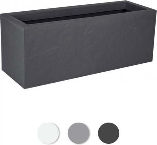 Jardinière EDA - Jardinière - 57L - 79,5 x 29,5 x 29,5 cm - Anthracite