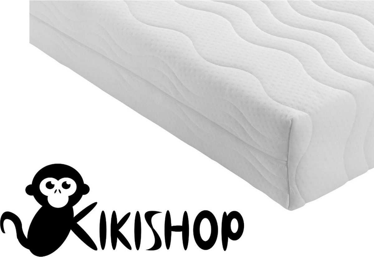 kikishop HR45 Koudschuim Matras- 80x200 Premium Tijk- 14cm dik wit