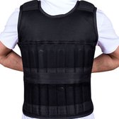 WiseOne Gewichtsvest zwart - Gewichtsvest - 1 tot 35kg - Verstelbaar - Ademend - Hardlopen - Weight vest - Weighted vest