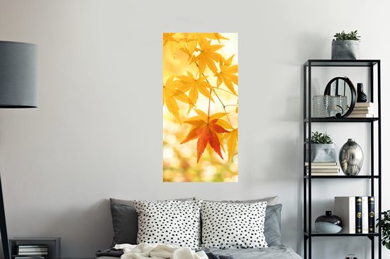 Stickers muraux - Film autocollant - Feuilles d'érable japonaises en automne - 60x120 cm - Film adhésif - Stickers muraux Chambre d'enfant - Papier peint autocollant - Papier peint autocollant - Film autocollant