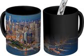 Magische Mok - Foto op Warmte Mok - New York - Manhattan - Water - 350 ML