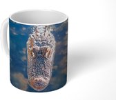 Mok - Verstopte alligator in het water - 350 ML - Beker