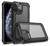 Iphone 13 Back cover - Super sterke achterkant hoesje - Carbon Fiber - Full cover - Shield case - Geschikt voor IPhone 13  - anti shock case Iphone 13  Carbon fiber