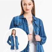 jeans dames spijkerjasje Lang maat M 40