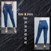 Dames jeans hoge taille maat 34