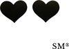 Nipple Sticker Black - Tepel Plakker Zwarte hart - Tepelsticker