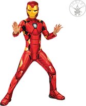 Rubies - Iron - Man - Iron - Man Kind - rood,zwart,goud - Maat 104 - Carnavalskleding - Verkleedkleding