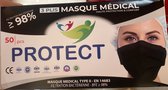 Protect Medisch mondmasker Type 2 I Advies I 98% filter I CE I EN 14683