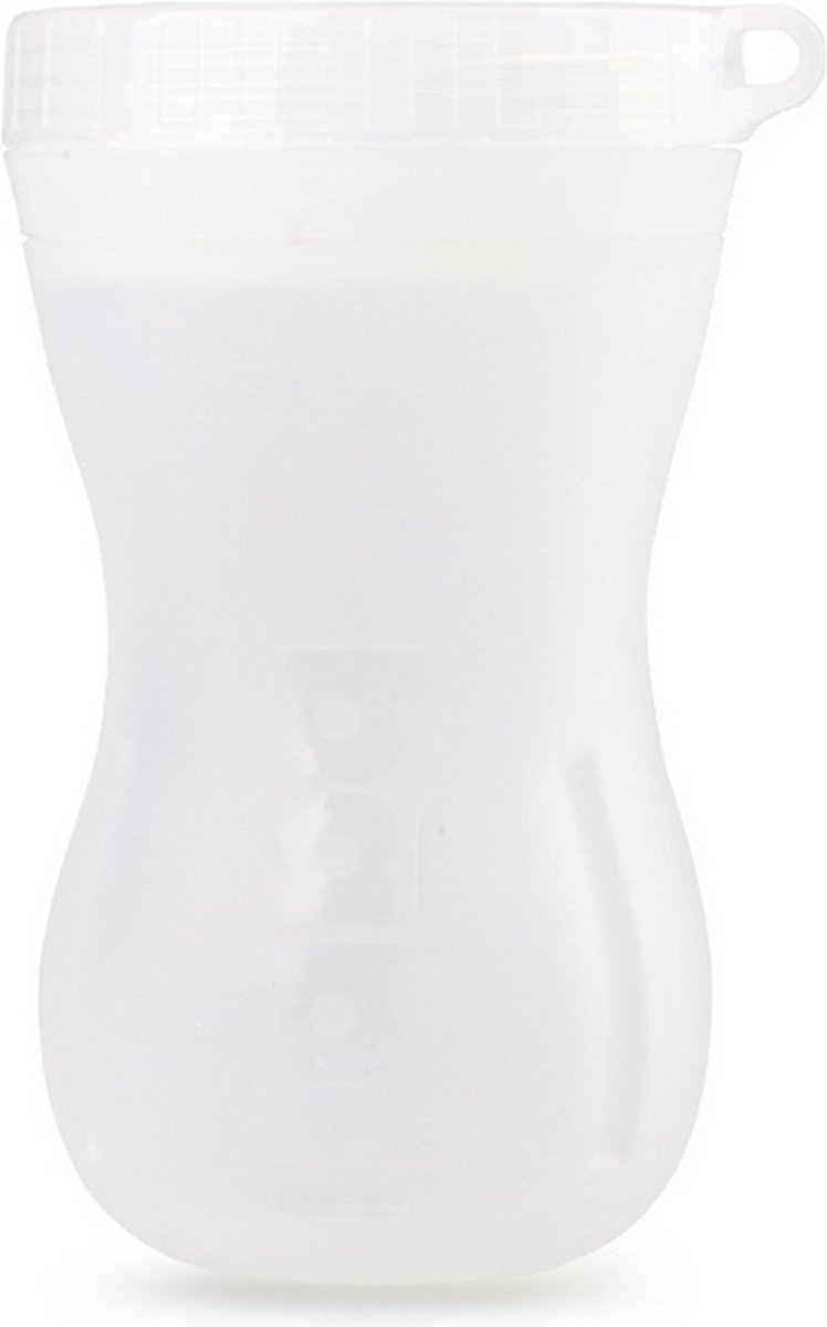 FlipBottle Bapa Translucent 370ml; WHITE
