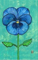 Dubbele kaart met env. Viool 11,5x17,5cm