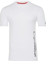 McGregor T-shirt Wit Heren| 100% Katoen | Ronde Hals | Maat M | McGregor New York | Logo op linker zijkant