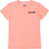 DJ Dutchjeans - Jongens t-shirt - Neon coral - Maat 128