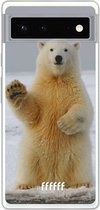 6F hoesje - geschikt voor Google Pixel 6 -  Transparant TPU Case - Polar Bear #ffffff