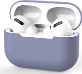 Studio Air® Airpods 3 Hoesje - Lila Grijs - Airpods 3 Case geschikt voor Apple AirPods 3 (2021)