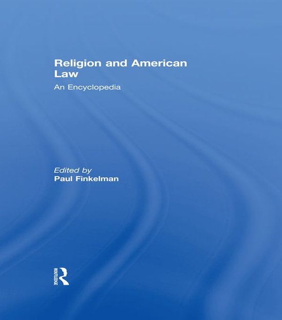 Religion and American Law - cover