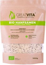 MeaVita BIO hennepzaden, geschild, 1000 g