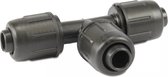 T-stuk 90 graden PP 16 mm lock 4bar zwart type Quick joint