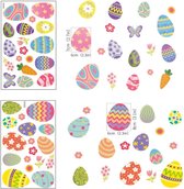 Paas stickers | Pasen | Tegelstickers | Raamstickers | Paas decoratie | Raamdecoratie | Decoratie | PVC
