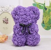 Rose - Teddybeer - 25cm - Verjaardag - Bloemen beer - Verassing - Cadeautje - valentijn