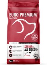 4x Euro-Premium Senior Kip - Rijst 3 kg