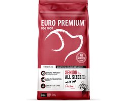 4x Euro-Premium Senior Kip - Rijst 3 kg
