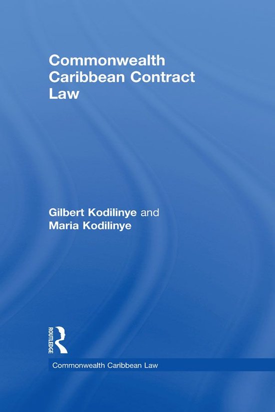 Commonwealth Caribbean Contract Law Ebook Gilbert Kodilinye 9781135047542 Boeken 