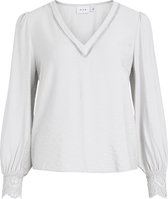 VILA VIHEDVIGS V-NECK L/S TOP Dames T-shirt - Maat 36