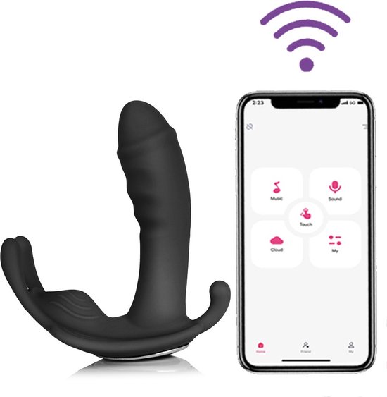 TipsToys Vibromasseur Portable Portable avec Bluetooth - Stimulateur  Clitoris Gspot