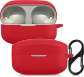 kwmobile Hoes voor Sony WF-1000XM4 - Siliconen cover voor oordopjes in rood