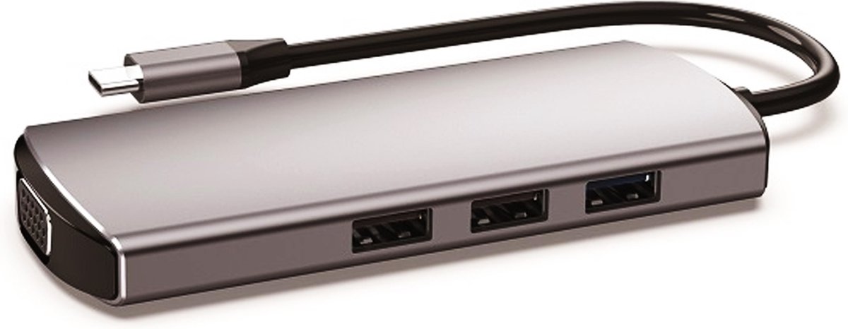 USB C Hub 9 Poorten – Usb-c Kabel Adapter Laptop HDMI Docking Station
