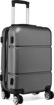 Kono koffer 20'' Travel Carry On Hand Cabin Bagage Harde Shell Lichtgewicht (Grijs)