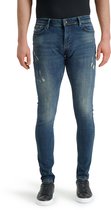 Purewhite - Jone 609 - Heren Skinny Fit   Jeans  - Blauw - Maat 29