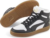 PUMA Rebound LayUp SL Unisex Sneakers - White/Black/Gold - Maat 41