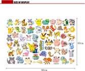 Muursticker Pokemon - Pikachu - Kinderkamer - Jongenskamer - Muurdecoratie - Wandsticker - Sticker Voor Kinderen 60×90CM 2