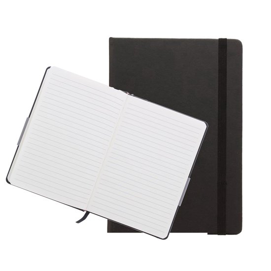 Cahier 4 Pack - Cahier A5 - Bloc-notes à Hardcover en Cuir - Bloc