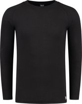 Thermo Ondergoed Heren - ThermoShirt Heren - Zwart - XL - Thermokleding Heren - Thermo Shirt Heren Lange Mouw