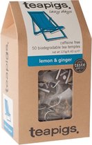 teapigs Lemon & Ginger - 50 Tea Bags - XXL pack (6 doosjes van 50 zakjes - 300 zakjes totaal)