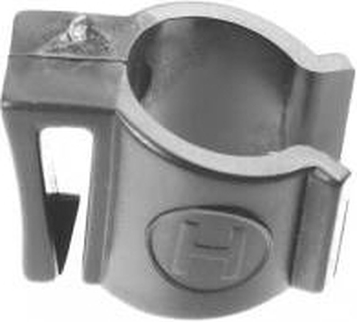 Jasbeschermer clip 16mm grijs