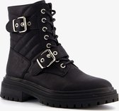 Blue Box dames biker boots - Zwart - Maat 38