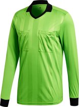 adidas Referee 18 LS Jersey Sportshirt performance - Maat XL  - Mannen - groen